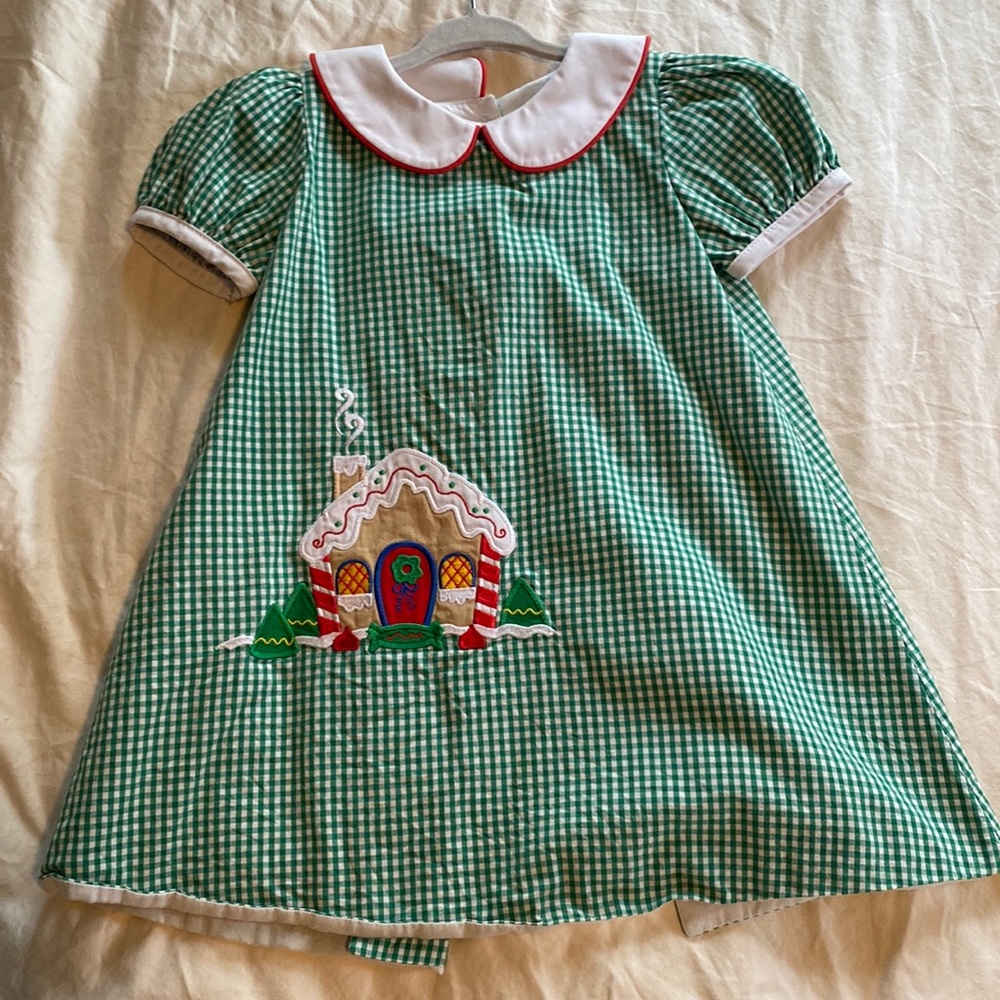 Gingerbread House smart dress, size 3T